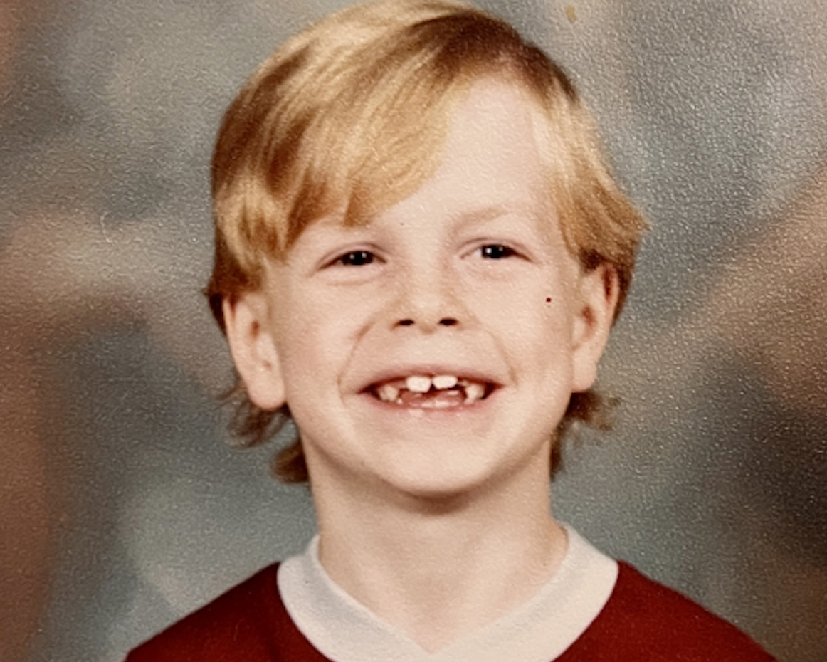 Rep. Dusty Johnson is pictured as an elementary student
