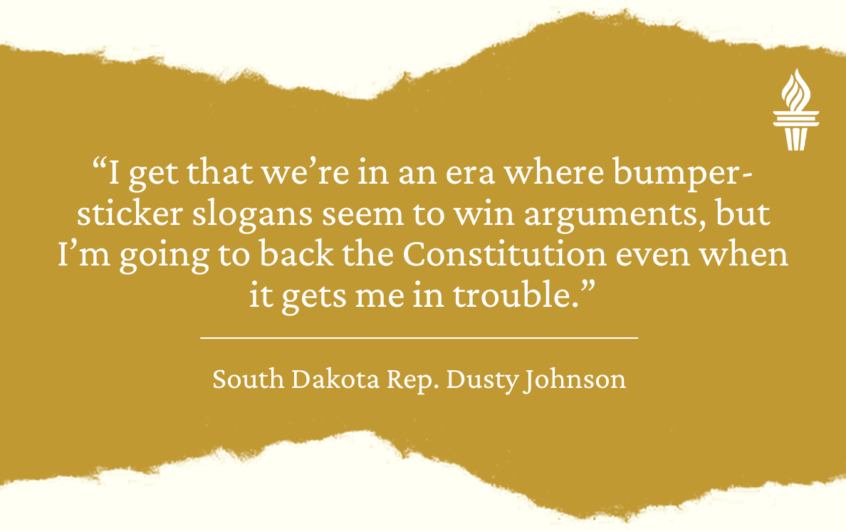 Dusty Johnson quote