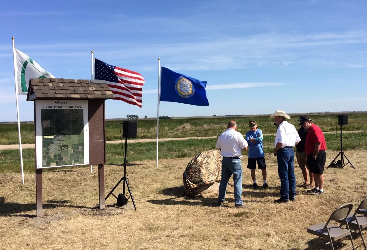 Former South Dakota GF&P secretary and commissioner Jon Cooper at a ceremony