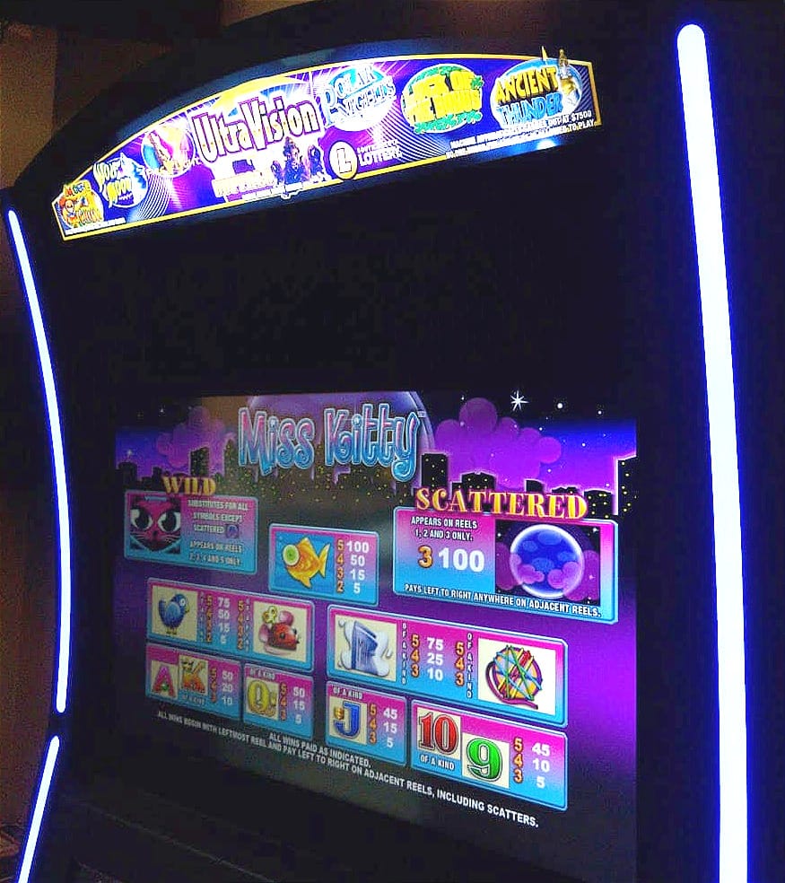 A video lottery machine in South Dakota