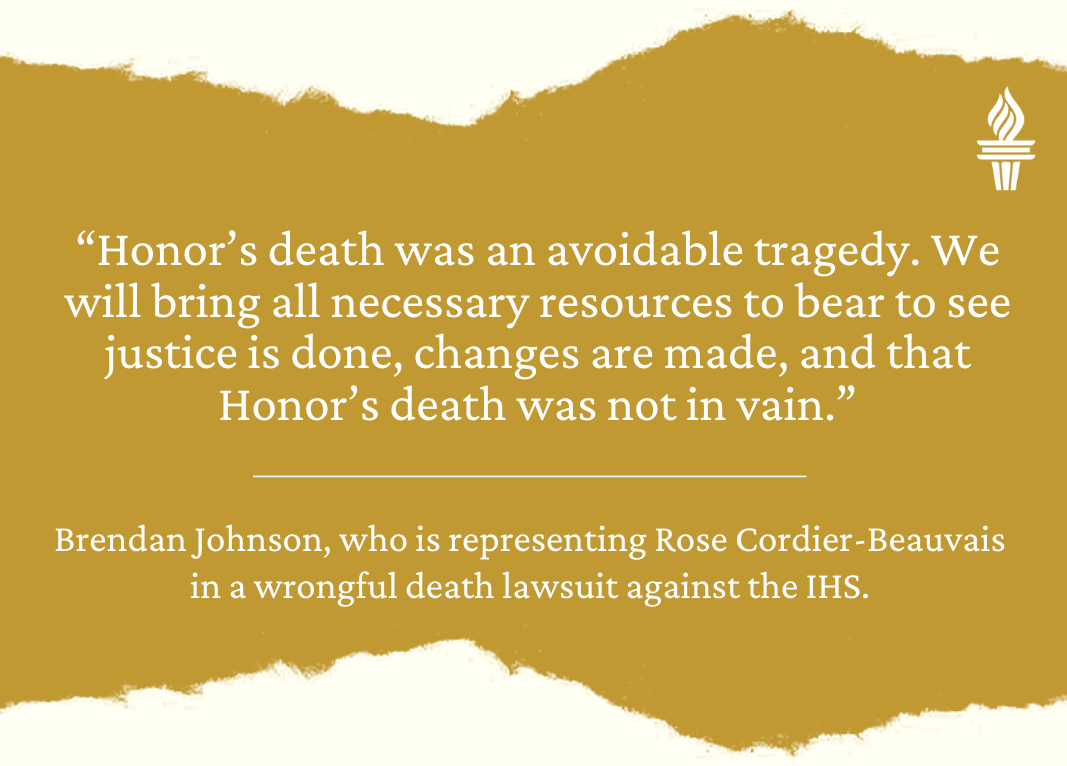 Quote from attorney Brendan Johnson