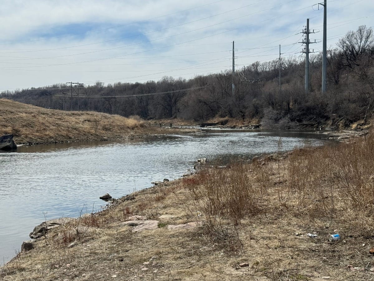 The Big Sioux River in Sioux Falls, South Dakota