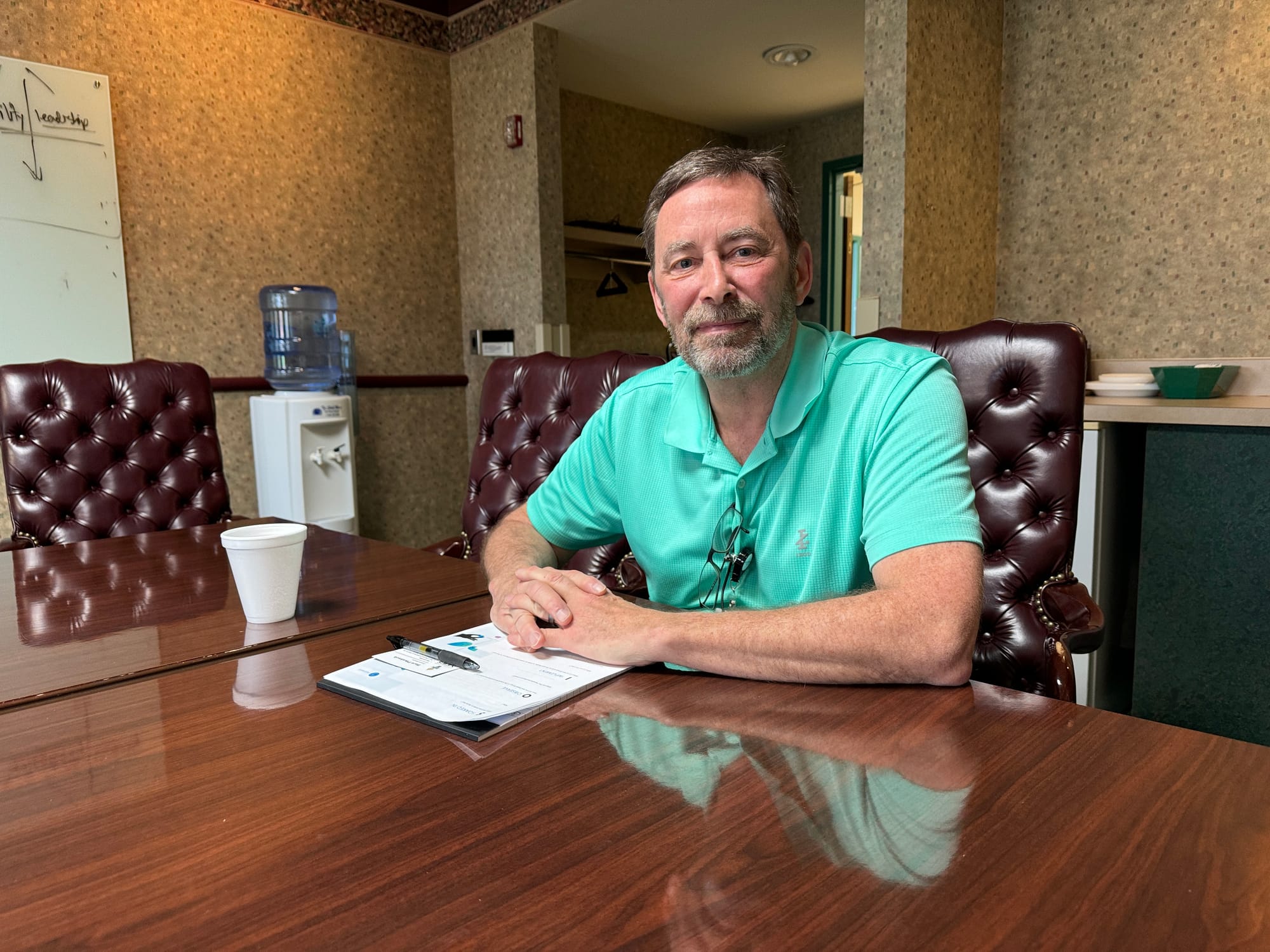 Craig Kantos, CEO of the Coteau des Prairies Health Care System, poses for a photo.