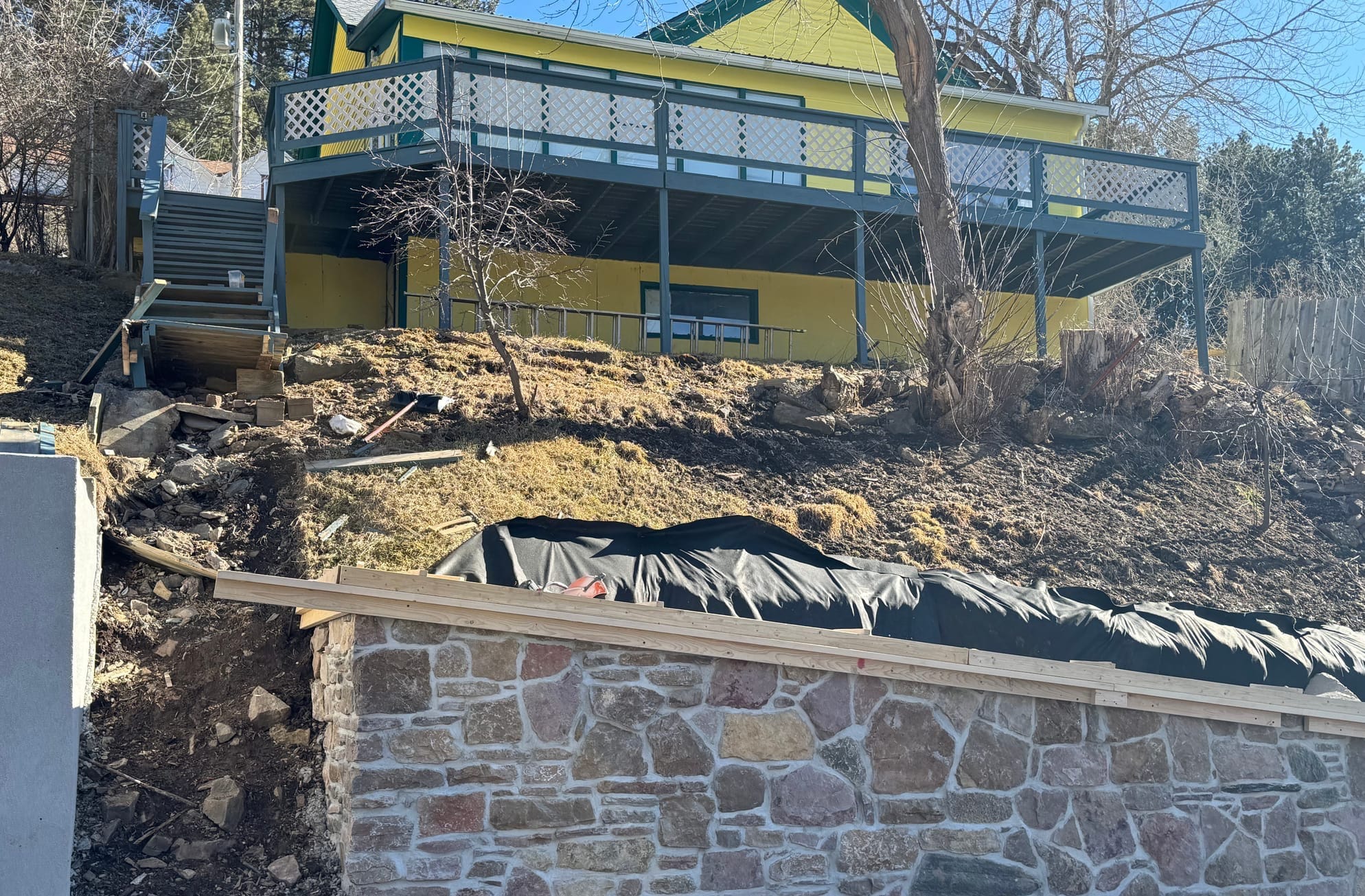 Several grants from gaming revenues have been used to help renovate historic homes and retaining walls