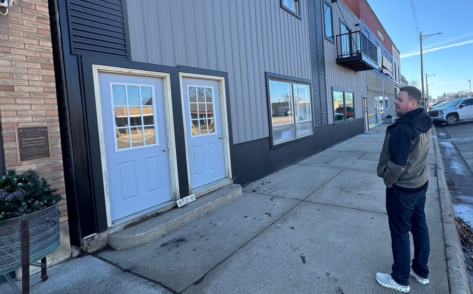 Economic development coordinator Jared Hybertson of Centerville, S.D.,