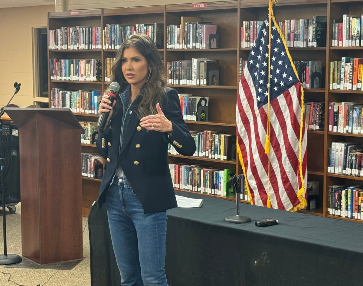 Poll: Nearly half of South Dakotans have unfavorable view of Noem
