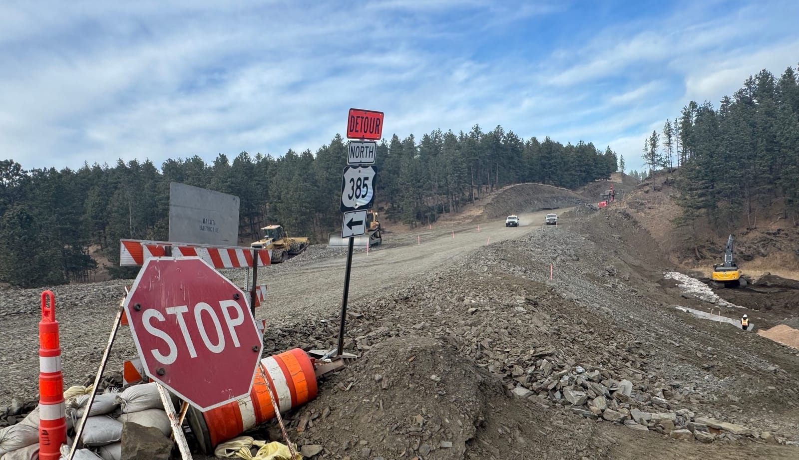 Moving mountains: Blasting and clawing toward a safer US 385