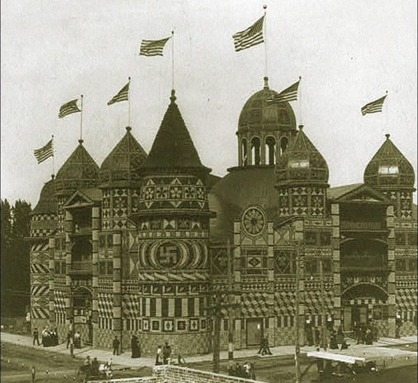 Fact brief: Was there a decorative swastika on the Corn Palace in the early 1900s?