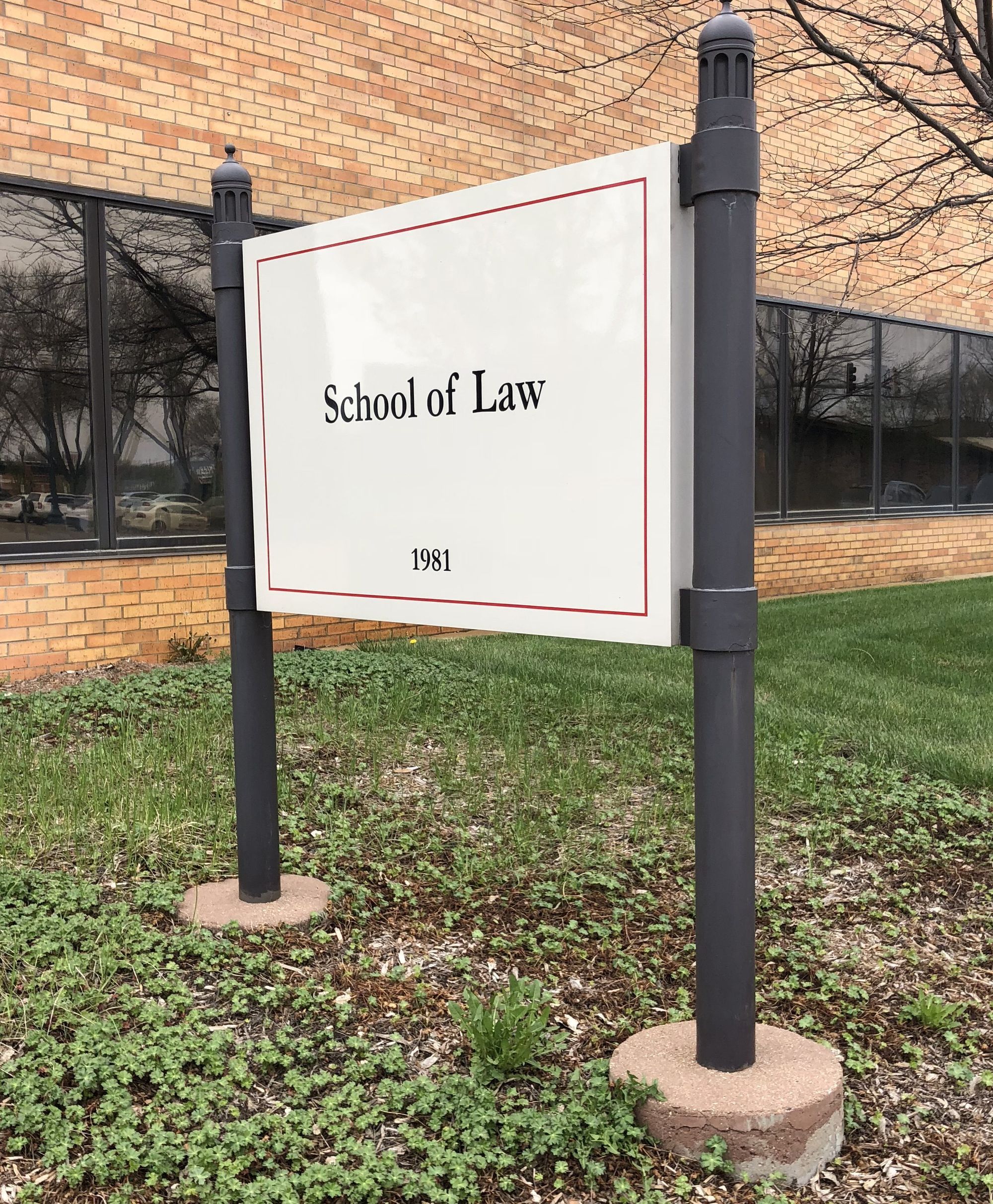 USD School of Law sign