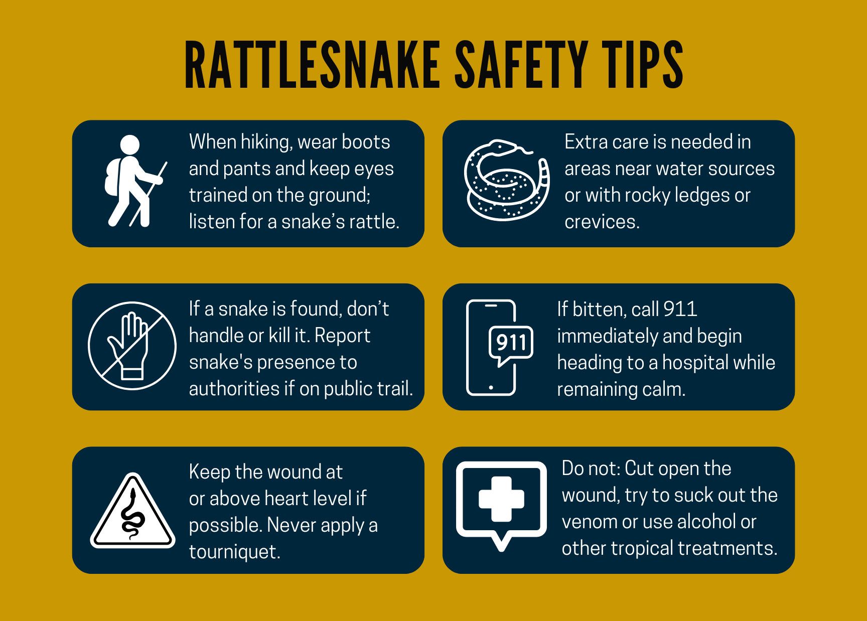 Rattlesnake tips