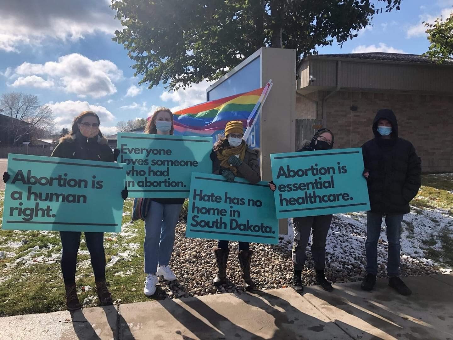 Abortion protest in South Dakota