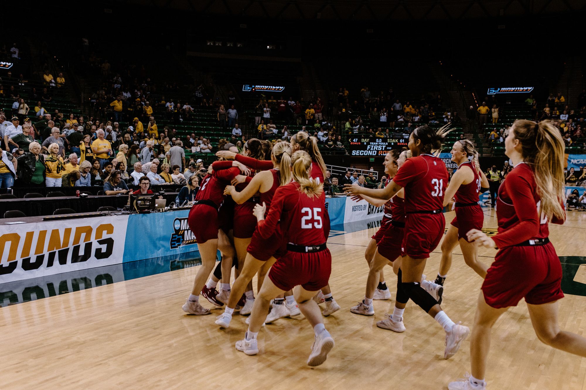 University of South Dakota vs. Baylor in NCAA Tournament