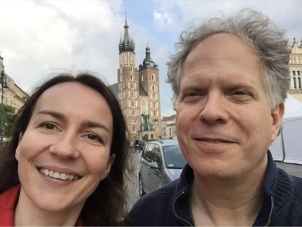 South Dakota Symphony conductor Delta David Gier and Magdalena Modzelewska 