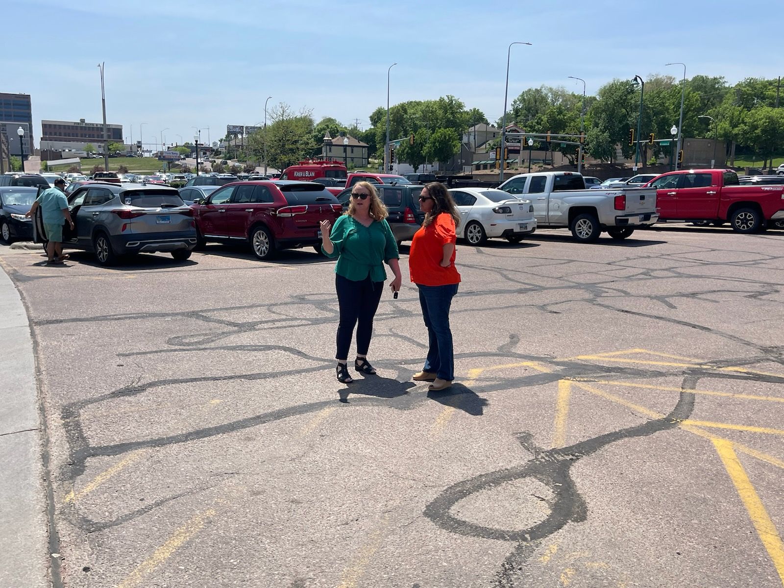 Abortion signature collection at Minnehaha County Courthouse