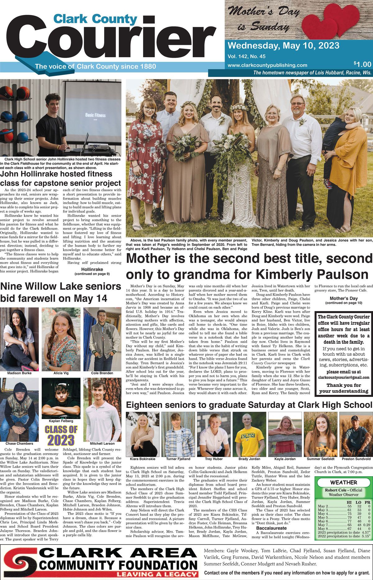 Clark County, South Dakota newspaper