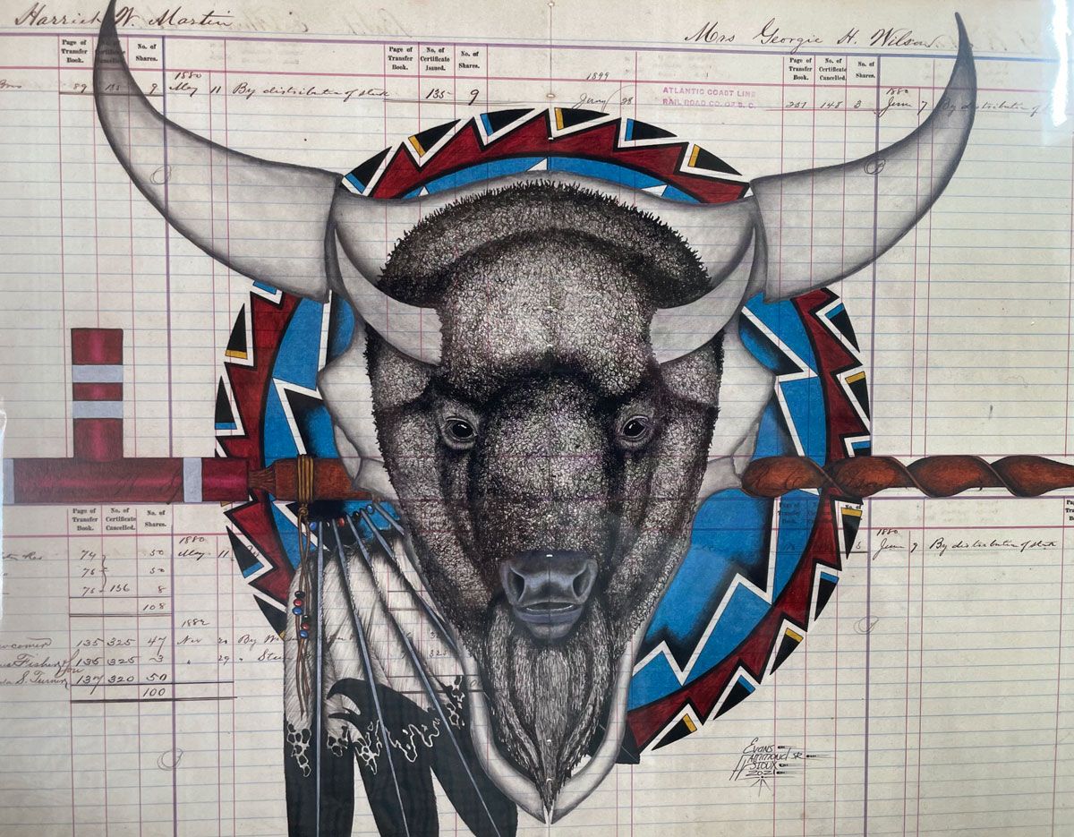 Native American art -- ledger work
