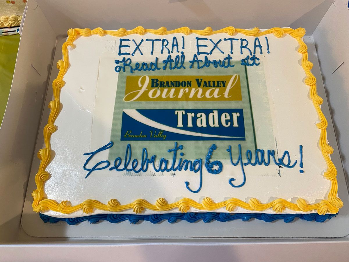 Brandon Valley Journal celebration cake