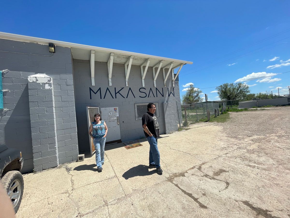 Native American art in Whiteclay, Nebraska