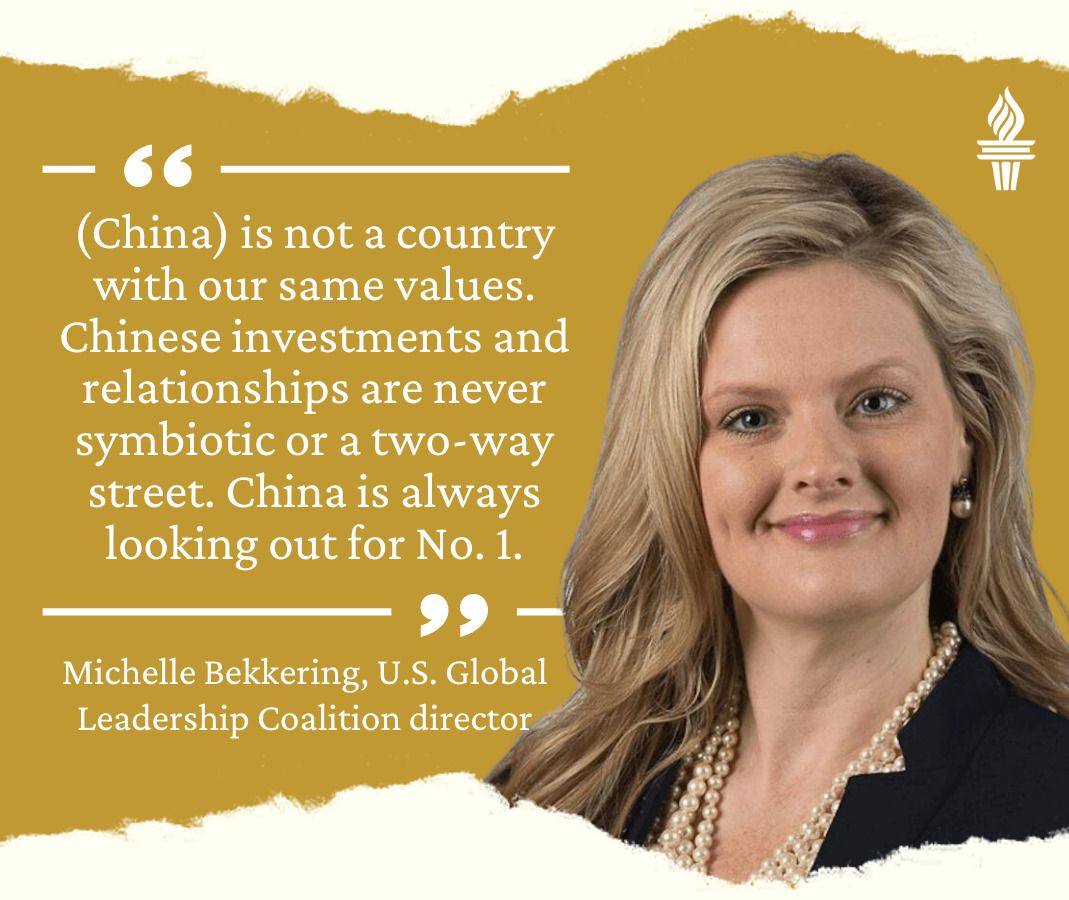 Michelle Bekkering quote on China trade