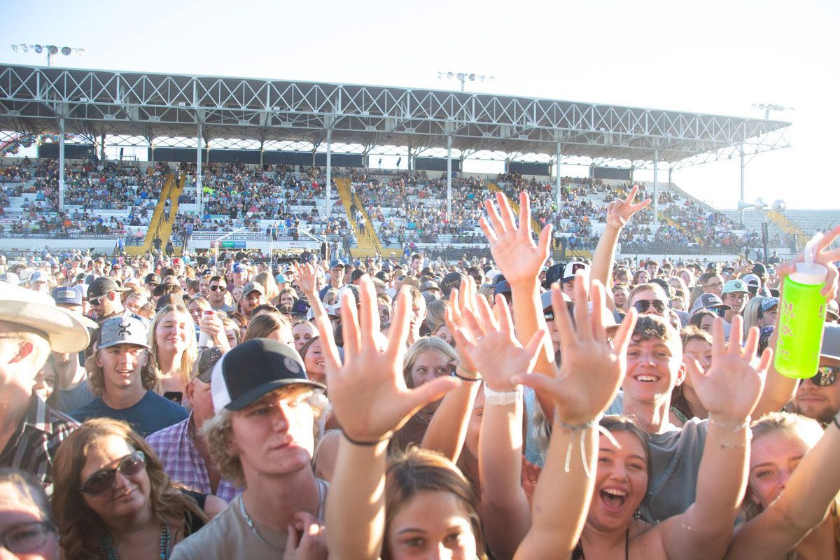 South Dakota State Fair crowd